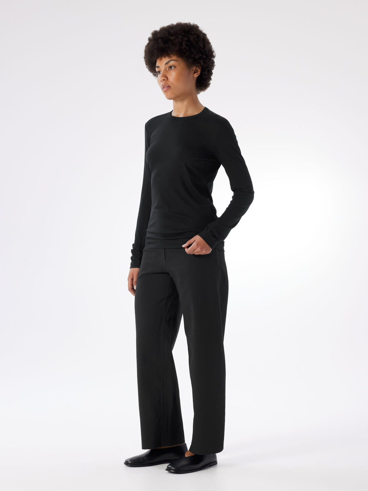 Frame Crew Neck Shirt LS Women's