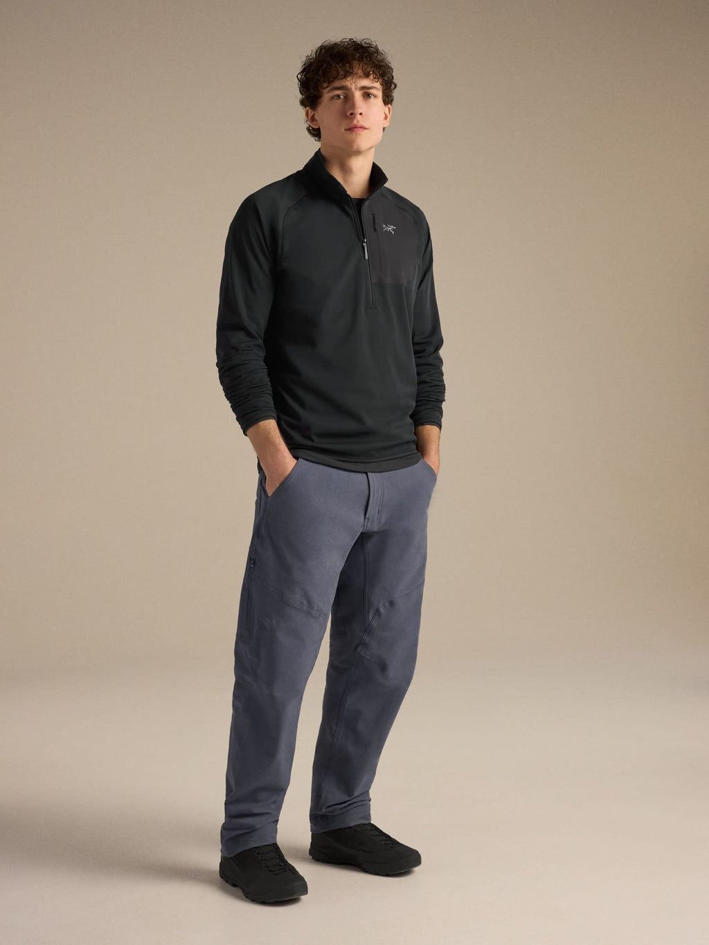 Delta 1/2 Zip Neck Men's